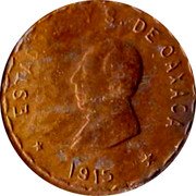 Mexico 10 Centavos Provisional Government 1915 KM# 727.2 ESTADO L. Y S. DE OAXACA 1915 coin obverse Mexico 10 Centavos Provisional Government 1915 KM# 727.2 ESTADO L. Y S. DE OAXACA 1915 coin obverse
