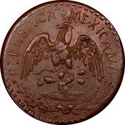 Mexico 10 Centavos Tenancingo 1916 KM# 690.1 REPUBLICA MEXICANA coin obverse Mexico 10 Centavos Tenancingo 1916 KM# 690.1 REPUBLICA MEXICANA coin obverse
