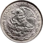 Mexico 10 Centavos Circulation Coin. Small Size 2017 Mo KM# 934 ESTADOS UNIDOS MEXICANOS coin obverse Mexico 10 Centavos Circulation Coin. Small Size 2017 Mo KM# 934 ESTADOS UNIDOS MEXICANOS coin obverse