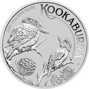 Australia 10 Dollars Elizabeth II 6th Portrait - Kookaburra 2023 P BU 2023 10OZ 9999 SILVER KOOKABURRA P WR coin reverse Australia 10 Dollars Elizabeth II 6th Portrait - Kookaburra 2023 P BU 2023 10OZ 9999 SILVER KOOKABURRA P WR coin reverse