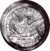 USA 10 Dollars (New Orleans Mint Reverse Die Trial)  coin reverse