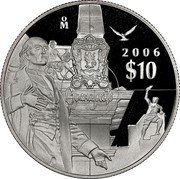 Mexico 10 Pesos State of Guanajuato 2006 Mo Proof KM# 788 MO 2006 $10 GUANAJUATO coin reverse Mexico 10 Pesos State of Guanajuato 2006 Mo Proof KM# 788 MO 2006 $10 GUANAJUATO coin reverse