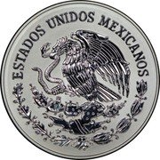 Mexico 10 Pesos 100th Anniversary of the National Autonomous University 2010 Mo Prooflike KM# 942 ESTADOS UNIDOS MEXICANOS coin obverse Mexico 10 Pesos 100th Anniversary of the National Autonomous University 2010 Mo Prooflike KM# 942 ESTADOS UNIDOS MEXICANOS coin obverse