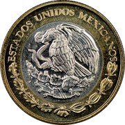 Mexico 10 Pesos 150th Anniversary of the Battle of Puebla 2012 Mo KM# 956 ESTADOS UNIDOS MEXICANOS coin obverse Mexico 10 Pesos 150th Anniversary of the Battle of Puebla 2012 Mo KM# 956 ESTADOS UNIDOS MEXICANOS coin obverse