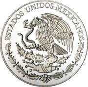 Mexico 10 Pesos 700 Years of the Lunar Fundation of Mexico City-Tenochtitlan 2021 Mº Proof ESTADOS UNIDOS MEXICANOS coin obverse