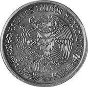 Mexico 10 Pesos (Mexico) KM# Pn221 ESTADOS UNIDOS MEXICANOS coin obverse