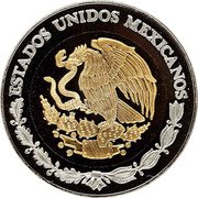 Mexico 100 Pesos State of Yucatan 2003 Mo Proof KM# 697 ESTADOS UNIDOS MEXICANOS coin obverse Mexico 100 Pesos State of Yucatan 2003 Mo Proof KM# 697 ESTADOS UNIDOS MEXICANOS coin obverse