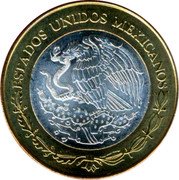Mexico 100 Pesos State Of San Luis Potosi 2004 Mo KM# 803 ESTADOS UNIDOS MEXICANOS coin obverse Mexico 100 Pesos State Of San Luis Potosi 2004 Mo KM# 803 ESTADOS UNIDOS MEXICANOS coin obverse