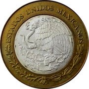 Mexico 100 Pesos State of Sonora 2004 Mo KM# 694 ESTADOS UNIDOS MEXICANOS coin obverse Mexico 100 Pesos State of Sonora 2004 Mo KM# 694 ESTADOS UNIDOS MEXICANOS coin obverse