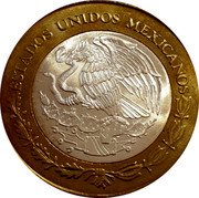 Mexico 100 Pesos State of Mexico 2004 Mo KM# 748 ESTADOS UNIDOS MEXICANOS coin obverse Mexico 100 Pesos State of Mexico 2004 Mo KM# 748 ESTADOS UNIDOS MEXICANOS coin obverse