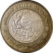 Mexico 100 Pesos State Of Morelos 2004 Mo KM# 746 ESTADOS UNIDOS MEXICANOS coin obverse Mexico 100 Pesos State Of Morelos 2004 Mo KM# 746 ESTADOS UNIDOS MEXICANOS coin obverse