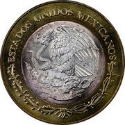 Mexico 100 Pesos State Of Baja California Sur 2005 Mo KM# 725 ESTADOS UNIDOS MEXICANOS coin obverse Mexico 100 Pesos State Of Baja California Sur 2005 Mo KM# 725 ESTADOS UNIDOS MEXICANOS coin obverse