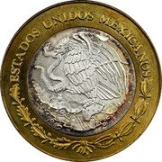 Mexico 100 Pesos Baja California 2005 Mo KM# 723 ESTADOS UNIDOS MEXICANOS coin obverse Mexico 100 Pesos Baja California 2005 Mo KM# 723 ESTADOS UNIDOS MEXICANOS coin obverse