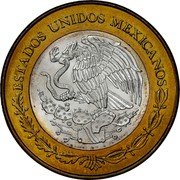 Mexico 100 Pesos State of Coahuila de Zaragoza 2006 Mo KM# 781 ESTADOS UNIDOS MEXICANOS coin obverse Mexico 100 Pesos State of Coahuila de Zaragoza 2006 Mo KM# 781 ESTADOS UNIDOS MEXICANOS coin obverse