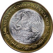Mexico 100 Pesos Nayarit 2007 Mo KM# 798 ESTADOS UNIDOS MEXICANOS coin obverse Mexico 100 Pesos Nayarit 2007 Mo KM# 798 ESTADOS UNIDOS MEXICANOS coin obverse