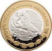 Mexico 100 Pesos Felipe III Cob Coin 2012 Mo Prooflike KM# 964 ESTADOS UNIDOS MEXICANOS coin obverse Mexico 100 Pesos Felipe III Cob Coin 2012 Mo Prooflike KM# 964 ESTADOS UNIDOS MEXICANOS coin obverse