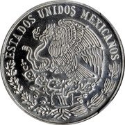 Mexico 100 Pesos (Morelos Pattern. Reeded Edge) ESTADOS UNIDOS MEXICANOS coin obverse