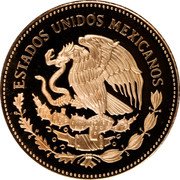 Mexico 100 Pesos Mariposa Monarca. Pattern 1987Â Mo Proof KM# Pn237 ESTADOS UNIDOS MEXICANOS coin obverse Mexico 100 Pesos Mariposa Monarca. Pattern 1987Â Mo Proof KM# Pn237 ESTADOS UNIDOS MEXICANOS coin obverse
