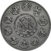 Mexico 2 Onzas (Libertad. Antiqued Finish) ESTADOS UNIDOS MEXICANOS coin obverse Mexico 2 Onzas (Libertad. Antiqued Finish) ESTADOS UNIDOS MEXICANOS coin obverse