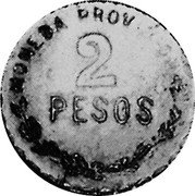 Mexico 2 Pesos Provisional Government Coinage 1915 KM# 749 2 PESOS MONEDA PROVISIONAL coin reverse Mexico 2 Pesos Provisional Government Coinage 1915 KM# 749 2 PESOS MONEDA PROVISIONAL coin reverse