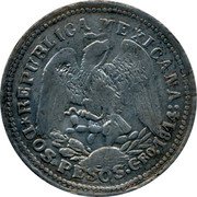 Mexico 2 Pesos (Revolution Coinage) REPUBLICA MEXICANA DOS PESOS GRO.1914 coin obverse Mexico 2 Pesos (Revolution Coinage) REPUBLICA MEXICANA DOS PESOS GRO.1914 coin obverse