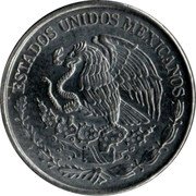Mexico 20 Centavos Circulation Coin. Small Size 2015 Mo KM# 935 ESTADOS UNIDOS MEXICANOS coin obverse Mexico 20 Centavos Circulation Coin. Small Size 2015 Mo KM# 935 ESTADOS UNIDOS MEXICANOS coin obverse