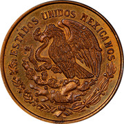 Mexico 20 Centavos (Madero Pattern. Thick Eagle) ESTADOS UNIDOS MEXICOS coin obverse Mexico 20 Centavos (Madero Pattern. Thick Eagle) ESTADOS UNIDOS MEXICOS coin obverse