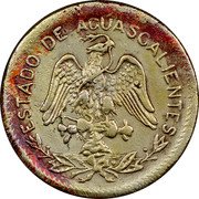 Mexico 20 Centavos (Mexico-Revolutionary Aguascalientes) KM# P6 ESTADO DE AGUASCALIENTES coin obverse Mexico 20 Centavos (Mexico-Revolutionary Aguascalientes) KM# P6 ESTADO DE AGUASCALIENTES coin obverse
