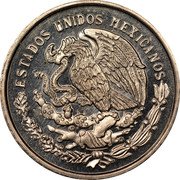 Mexico 20 Centavos Pattern. Madero. Thick eagle 1981 Mo Proof KM# Pn224 ESTADOS UNIDOS MEXICANOS coin obverse Mexico 20 Centavos Pattern. Madero. Thick eagle 1981 Mo Proof KM# Pn224 ESTADOS UNIDOS MEXICANOS coin obverse