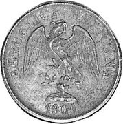Mexico 20 Centavos (Pattern) KM# Pn170 REPUBLICA MEXICANA 1901 coin obverse Mexico 20 Centavos (Pattern) KM# Pn170 REPUBLICA MEXICANA 1901 coin obverse
