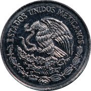 Mexico 20 Centavos Circulation Coin Pattern 2008 Mº ESTADOS UNIDOS MEXICANOS coin obverse