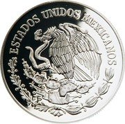 Mexico 20 Pesos 80th Anniversary of the Bank of Mexico 2005 Mo Proof KM# 767 ESTADOS UNIDOS MEXICANOS coin obverse Mexico 20 Pesos 80th Anniversary of the Bank of Mexico 2005 Mo Proof KM# 767 ESTADOS UNIDOS MEXICANOS coin obverse
