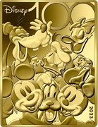 France 200 Euro (Disney 100. Mickey Mouse and Friends) DISNEY 100 2023 coin reverse