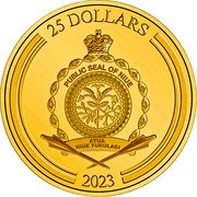 Niue 25 Dollars Black Panther 2023 Proof 25 DOLLARS PUBLIC SEAL OF NIUE ATUA NIUE TUKULAGI 2023 coin obverse Niue 25 Dollars Black Panther 2023 Proof 25 DOLLARS PUBLIC SEAL OF NIUE ATUA NIUE TUKULAGI 2023 coin obverse