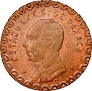 Mexico 3 Centavos Oaxaca 1915 KM# 713.3 ESTADO L. Y S. DE OAXACA coin obverse Mexico 3 Centavos Oaxaca 1915 KM# 713.3 ESTADO L. Y S. DE OAXACA coin obverse