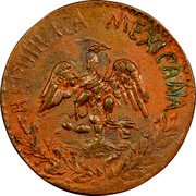 Mexico 5 Centavos Tenancingo 1915 KM# 689.2 REPUBLICA MEXICANA coin obverse Mexico 5 Centavos Tenancingo 1915 KM# 689.2 REPUBLICA MEXICANA coin obverse