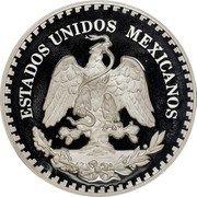 Mexico 5 Onzas X# MB33.2 Estados Unidos Mexicanos ESTADOS UNIDOS MEXICANOS coin obverse Mexico 5 Onzas X# MB33.2 Estados Unidos Mexicanos ESTADOS UNIDOS MEXICANOS coin obverse