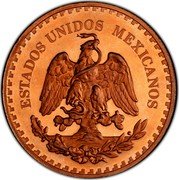 Mexico 5 Onzas (Pattern. Popocatepetl E Iztaccihuatl) ESTADOS UNIDOS MEXICANOS coin obverse Mexico 5 Onzas (Pattern. Popocatepetl E Iztaccihuatl) ESTADOS UNIDOS MEXICANOS coin obverse