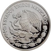 Mexico 5 Pesos 100th Anniversary of the Monetary Reform 2005 Mo Proof KM# 769 ESTADOS UNIDOS MEXICANOS coin obverse Mexico 5 Pesos 100th Anniversary of the Monetary Reform 2005 Mo Proof KM# 769 ESTADOS UNIDOS MEXICANOS coin obverse
