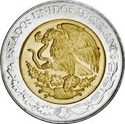 Mexico 5 Pesos Carmen Serdan 2009 Mo KM# 909 ESTADOS UNIDOS MEXICANOS coin obverse Mexico 5 Pesos Carmen Serdan 2009 Mo KM# 909 ESTADOS UNIDOS MEXICANOS coin obverse
