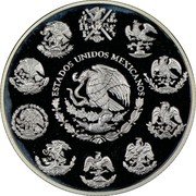 Mexico 5 Pesos Chichen Itza. Observatory 2011 Proof KM# 946 ESTADOS UNIDOS MEXICANOS coin obverse Mexico 5 Pesos Chichen Itza. Observatory 2011 Proof KM# 946 ESTADOS UNIDOS MEXICANOS coin obverse