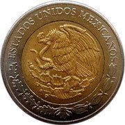 Mexico 5 Pesos Eagle. Circulation Coin 2017 Mo KM# 605 ESTADOS UNIDOS MEXICANOS coin obverse Mexico 5 Pesos Eagle. Circulation Coin 2017 Mo KM# 605 ESTADOS UNIDOS MEXICANOS coin obverse