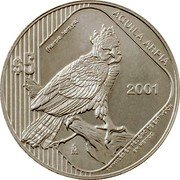 Mexico 5 Pesos Harpy Eagle 2001 Mo KM# 653 AGUILA ARPIA $5 2001 MO... coin reverse Mexico 5 Pesos Harpy Eagle 2001 Mo KM# 653 AGUILA ARPIA $5 2001 MO... coin reverse