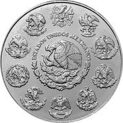Mexico 5 Pesos Prairie Dog 2001 Mo KM# 659 ESTADOS UNIDOS MEXICANOS coin obverse Mexico 5 Pesos Prairie Dog 2001 Mo KM# 659 ESTADOS UNIDOS MEXICANOS coin obverse