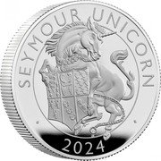 UK 5 Pounds Seymour Unicorn 2024 Proof SEYMOUR UNICORN D.L 2024 coin reverse UK 5 Pounds Seymour Unicorn 2024 Proof SEYMOUR UNICORN D.L 2024 coin reverse