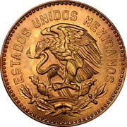 Mexico 50 Centavos (Cuauhtemoc Pattern) KM# Pn201 ESTADOS UNIDOS MEXICANOS coin obverse Mexico 50 Centavos (Cuauhtemoc Pattern) KM# Pn201 ESTADOS UNIDOS MEXICANOS coin obverse