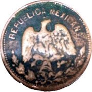 Mexico 50 Centavos Morelos Revolutionary 1915 KM# 703 REPUBLICA MEXICANA coin obverse Mexico 50 Centavos Morelos Revolutionary 1915 KM# 703 REPUBLICA MEXICANA coin obverse