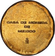 Mexico 50 Centavos (Planchet Trial) CASA DE MONEDA DE MEXICO MO coin reverse