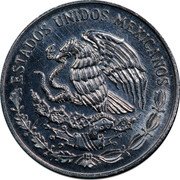 Mexico 50 Centavos Circulation Coin Pattern 2008 Mº Proof ESTADOS UNIDOS MEXICANOS coin obverse