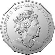Australia 50 Cents 50th Anniversary of AC-DC. Coloured 2023  BU in Coincard ELIZABETH II 1952 - 2022 AUSTRALIA 2022 50 CENTS JC coin obverse Australia 50 Cents 50th Anniversary of AC-DC. Coloured 2023  BU in Coincard ELIZABETH II 1952 - 2022 AUSTRALIA 2022 50 CENTS JC coin obverse